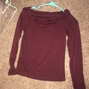 Off the shoulder sweater